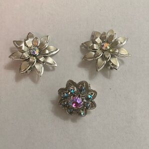 Coro Brooch and Pair of Clip-on Earrings